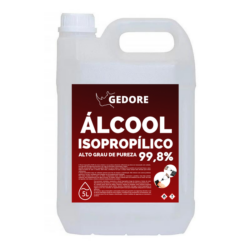 Álcool Isopropílico 99,8% Puro  O aliado da limpeza de placas e eletrônicos