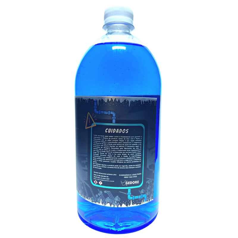 Líquido Flúido P/ Water Cooler Custom Azul Brilhante - 1lt